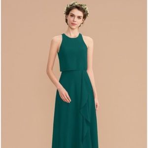 Peacock Green JJhouse Bridesmaid Dress